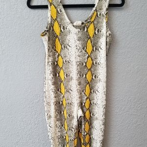 Snake Skin Romper